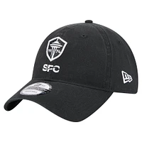 Casquette ajustable Seattle Sounders FC 2025 Kickoff 9TWENTY noire New Era pour homme