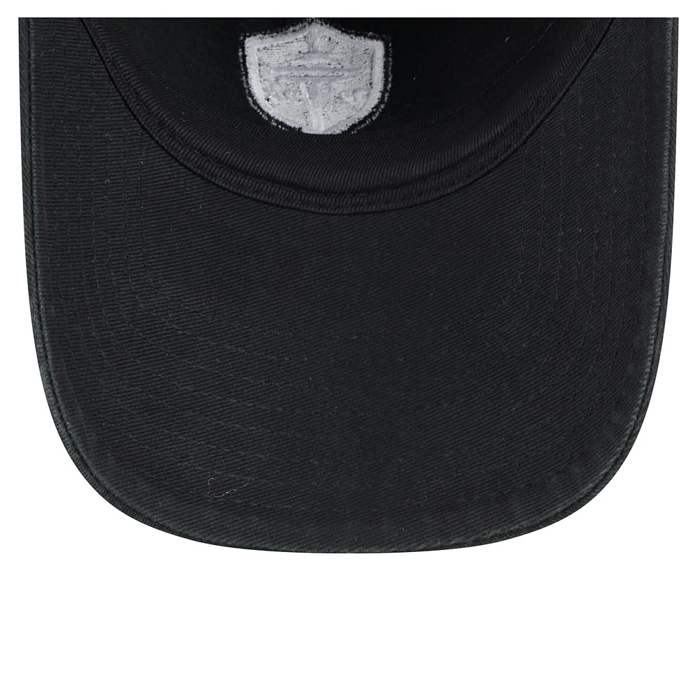 Casquette ajustable Seattle Sounders FC 2025 Kickoff 9TWENTY noire New Era pour homme