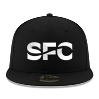 Men's New Era  Black Seattle Sounders FC  Core 9FIFTY Snapback Hat