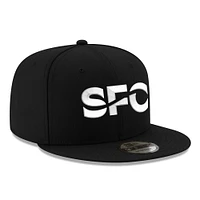 Men's New Era  Black Seattle Sounders FC  Core 9FIFTY Snapback Hat