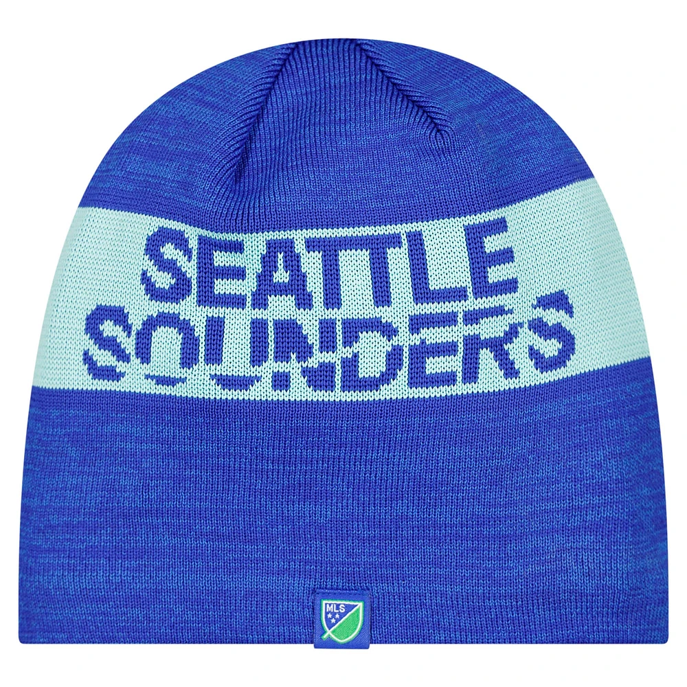 Men's New Era Blue Seattle Sounders FC 2025 Kickoff Beanie