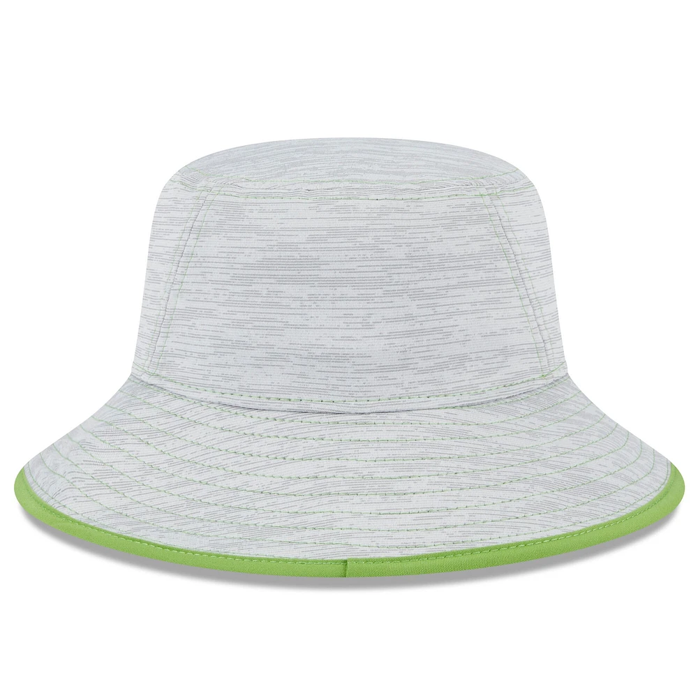 Men's New Era Gray Seattle Sounders FC Game Bucket Hat