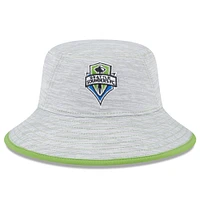 Men's New Era Gray Seattle Sounders FC Game Bucket Hat