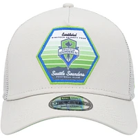 Casquette ajustable 9FORTY A-Frame Trucker New Era Seattle Sounders FC verte pour homme