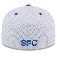 Men's New Era White Seattle Sounders FC Throwback Mesh 59FIFTY Fitted Hat