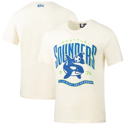 Men's Sport Design Sweden Cream Seattle Sounders FC Vintage '90s Relaxed T-Shirt