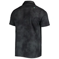 V118087 SEASOU NOIR WCV S22 BOUTON NUAGE ABSTRAIT POUR HOMMES SHRMENSSB