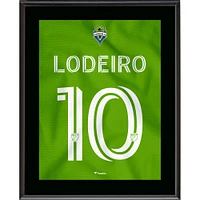 Nicolas Lodeiro Seattle Sounders FC 10.5" x 13" Jersey Style Number 10 Sublimated Plaque