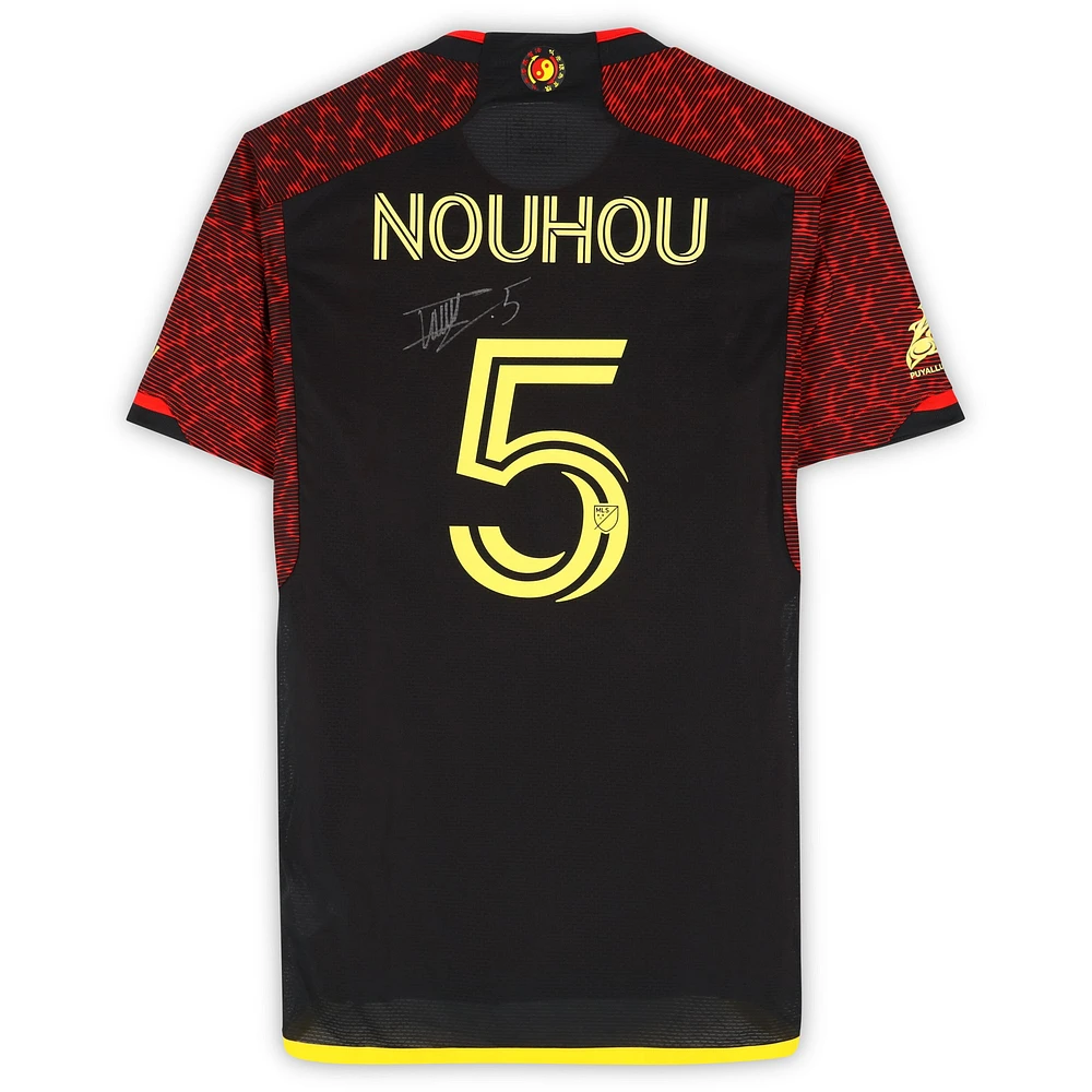 Nouhou Tolo Seattle Sounders FC Autographed Match-Used #5 Red adidas Jersey from the 2024 MLS Season - Size M