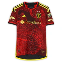 Nouhou Tolo Seattle Sounders FC Autographed Match-Used #5 Red adidas Jersey from the 2024 MLS Season - Size M