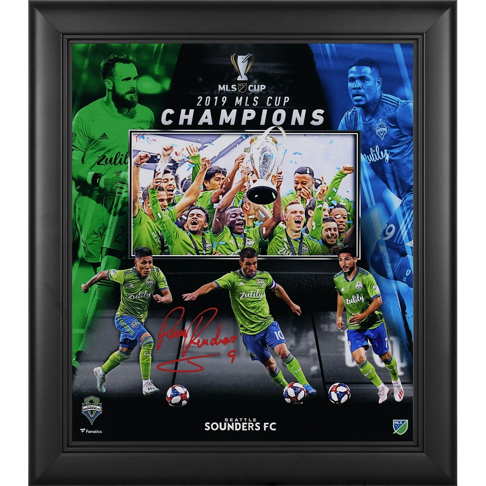 Raul Ruidiaz Seattle Sounders FC Autographed 15" x 17" 2019 MLS Cup Champions Collage