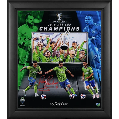 Raul Ruidiaz Seattle Sounders FC Autographed 15" x 17" 2019 MLS Cup Champions Collage 