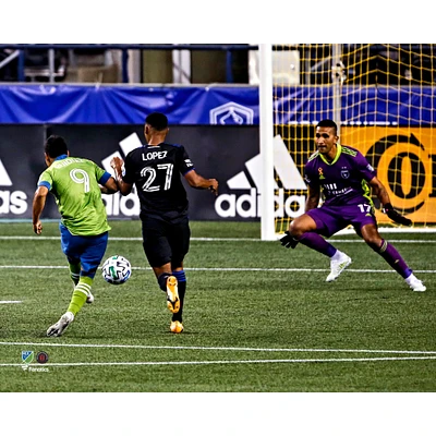 Raul Ruidiaz Seattle Sounders FC Unsigned Goal Win vs. San Jose Earthquakes Photograph