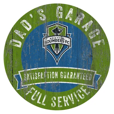 Seattle Sounders FC 12" x 12" Dad's Garage Sign