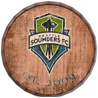 Seattle Sounders FC 24'' Established Date Barrel Top Wall Art