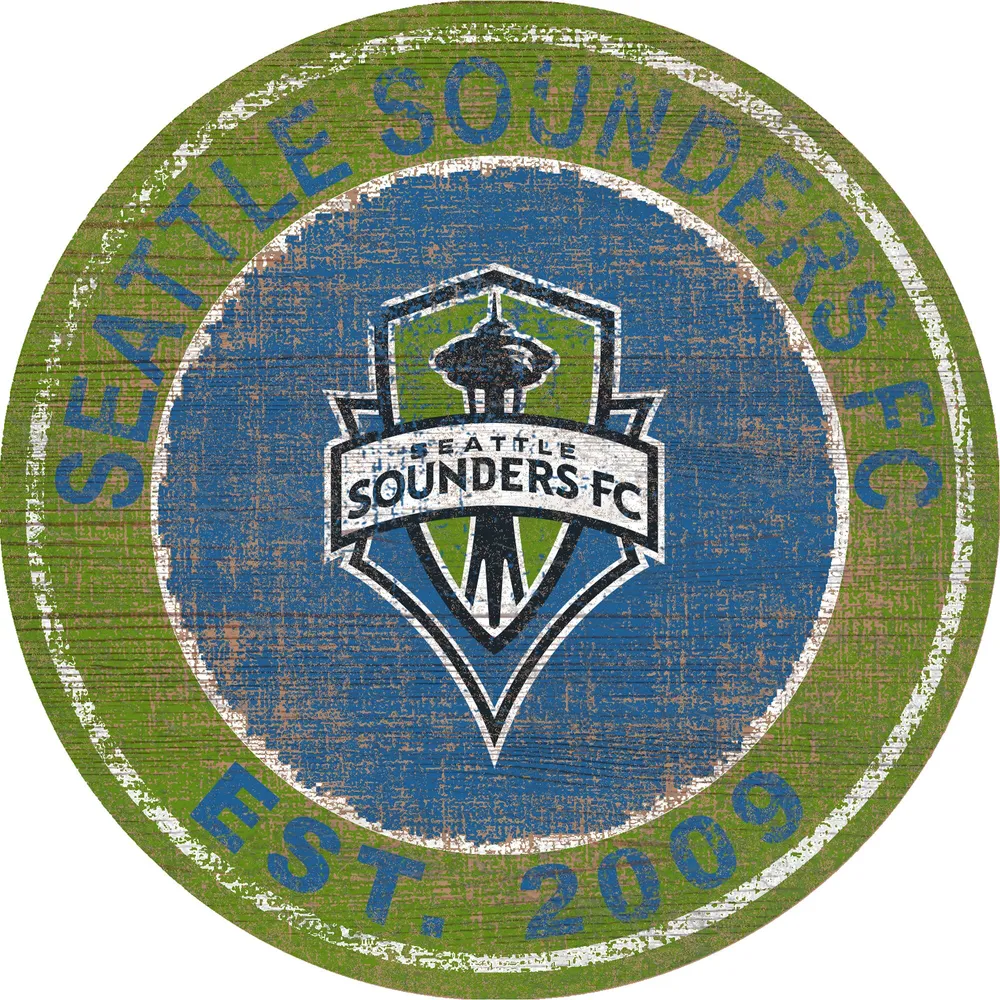 Seattle Sounders FC 24 x 24 Heritage Logo Round Sign