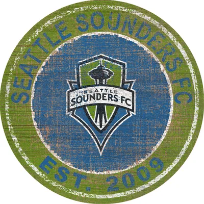 Seattle Sounders FC 24" x 24" Heritage Logo Round Sign