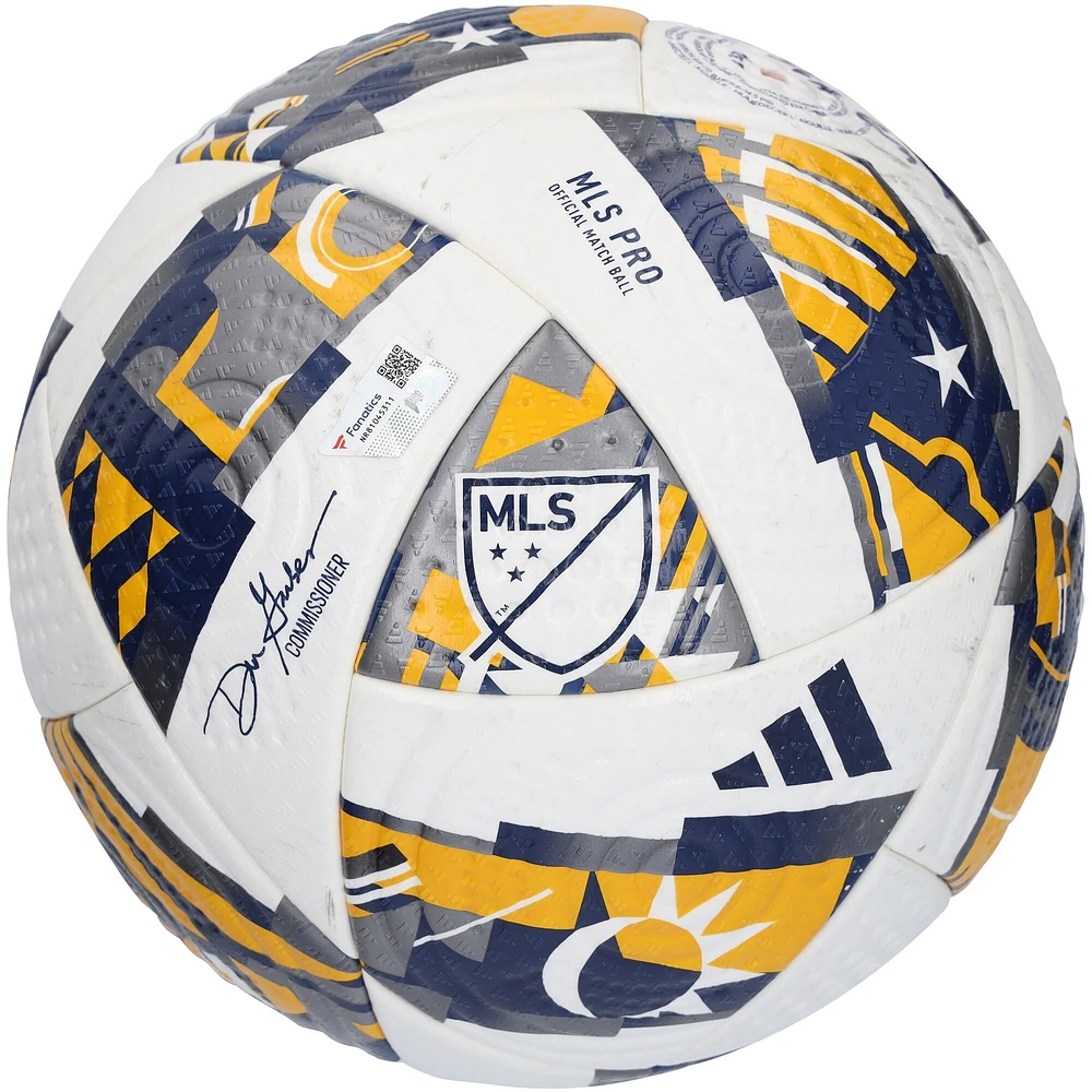 Seattle Sounders FC Match-Used "KCC" Soccer Ball from the 2024 MLS Season