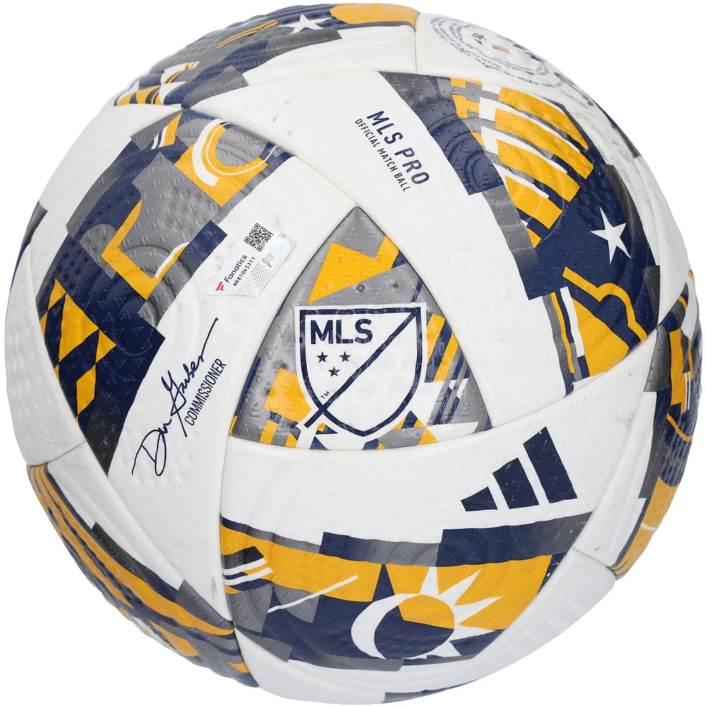 Seattle Sounders FC Match-Used "KCC" Soccer Ball from the 2024 MLS Season