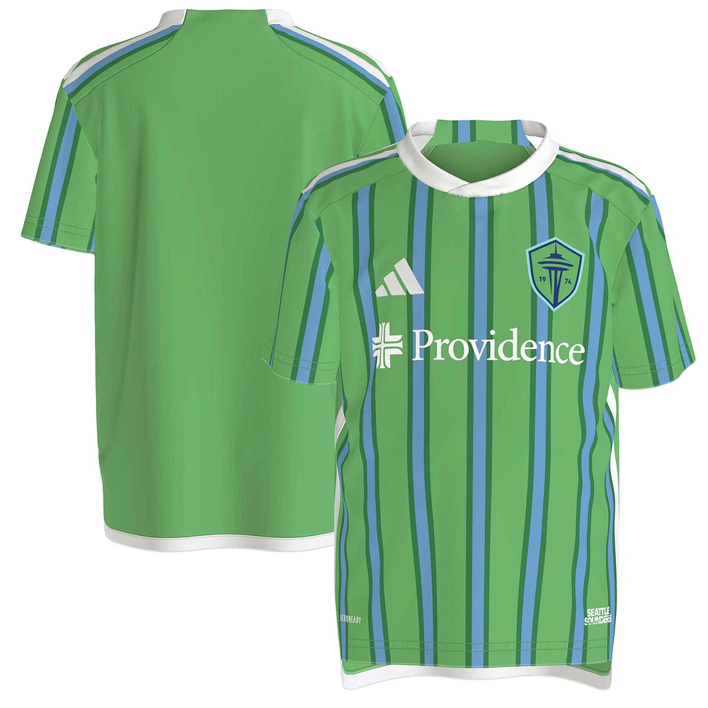 Maillot adidas Rave Green Seattle Sounders FC 2024 AEROREADY pour tout-petits