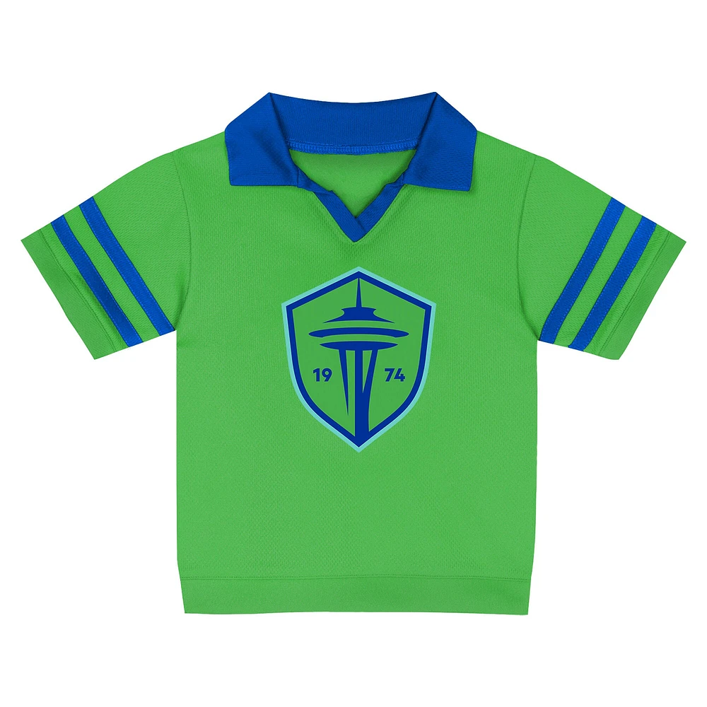 Toddler  Green Seattle Sounders FC Charming Dude Top & Short Set