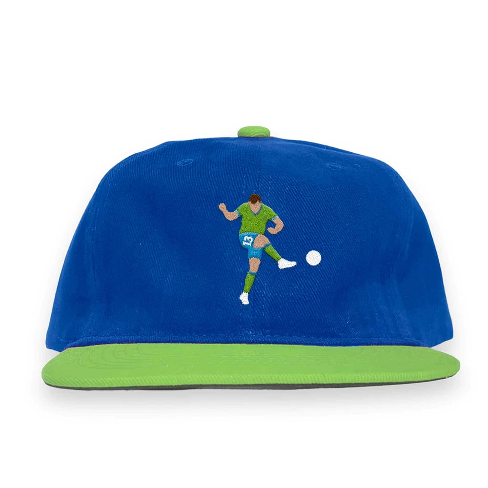 Casquette réglable unisexe Jordan Morris Blue Seattle Sounders FC Player