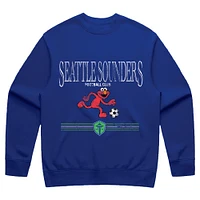 Unisex Peace Collective x Sesame Street Navy Seattle Sounders FC Pullover Sweatshirt