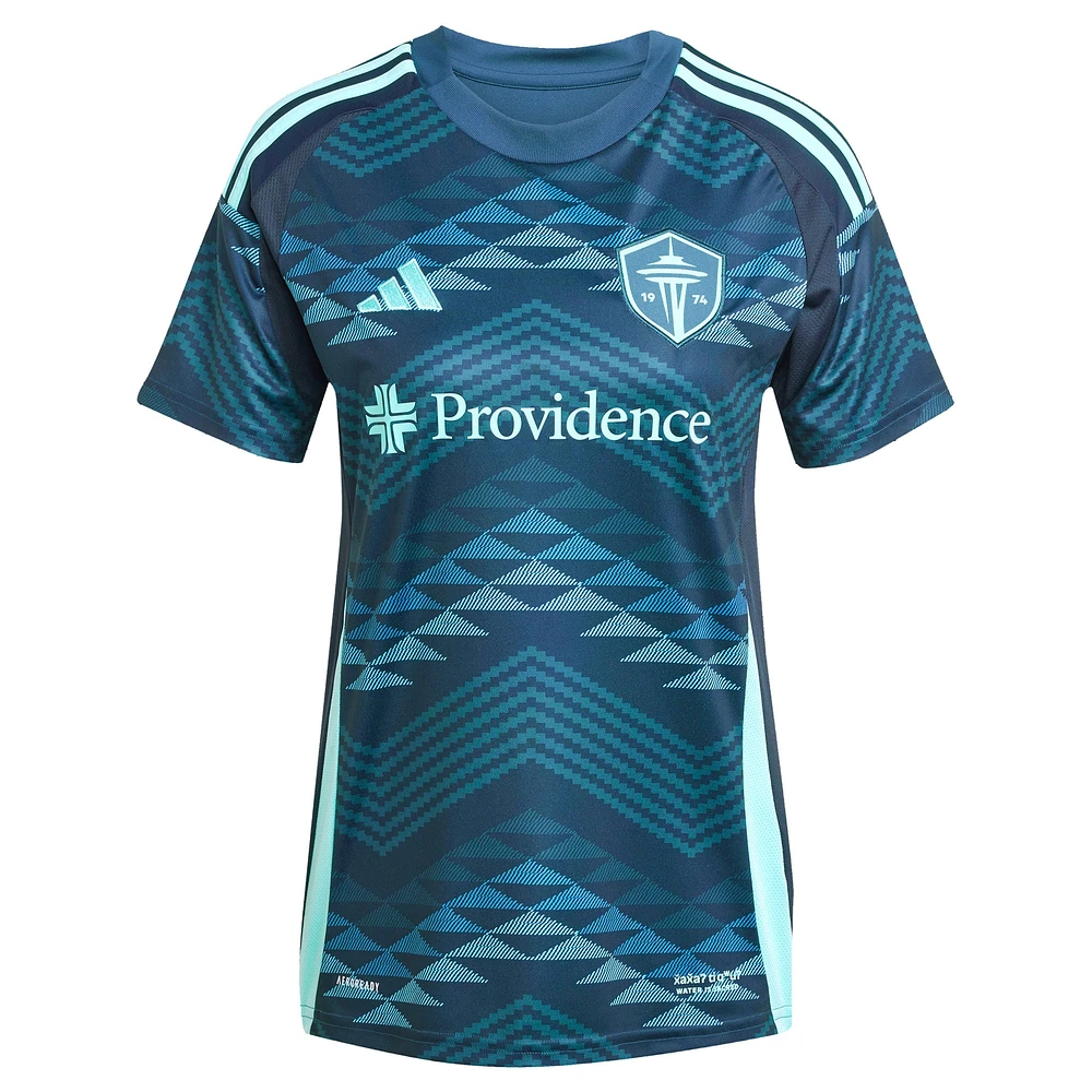 Women's adidas Albert Rusnak Blue Seattle Sounders FC 2025 The Salish Sea Kit Replica Player Jersey