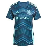 Women's adidas Albert Rusnak Blue Seattle Sounders FC 2025 The Salish Sea Kit Replica Player Jersey