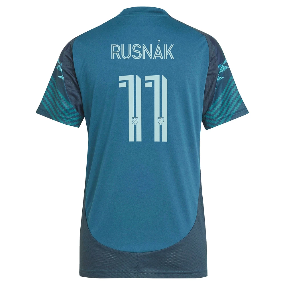 Women's adidas Albert Rusnak Blue Seattle Sounders FC 2025 The Salish Sea Kit Replica Player Jersey