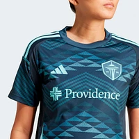 Women's adidas  Blue Seattle Sounders FC 2025 The Salish Sea Kit Replica Jersey