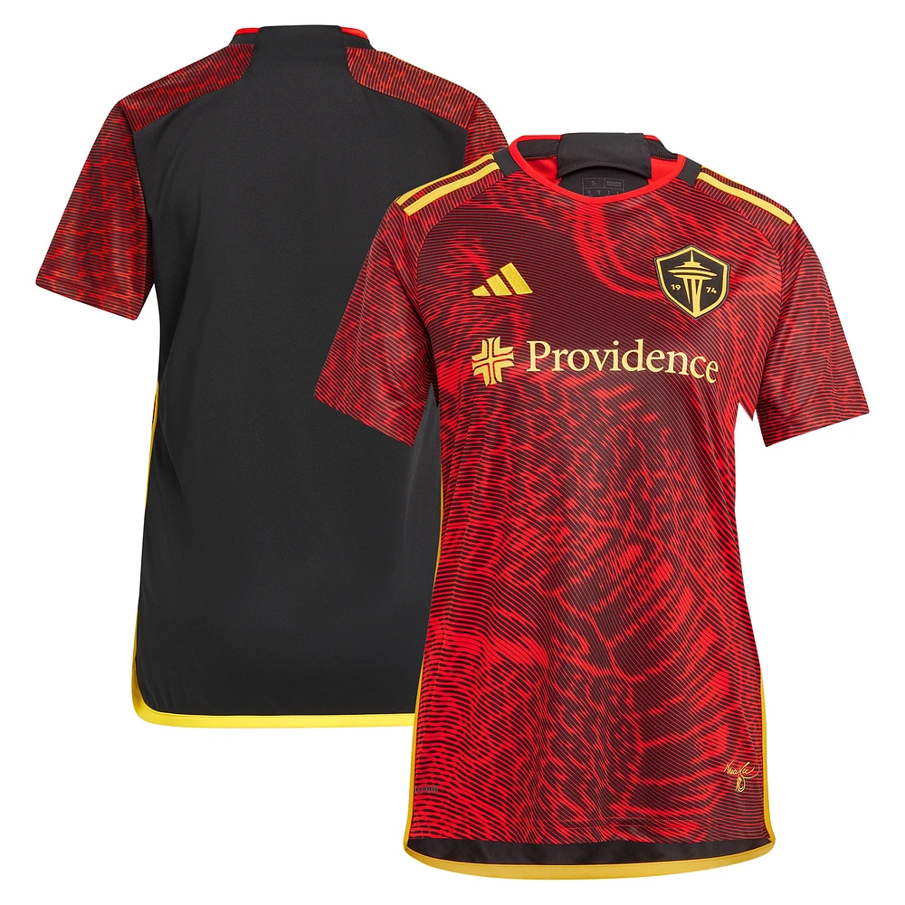 Women's adidas  Red Seattle Sounders FC 2024 The Bruce Lee Kit Replica Jersey