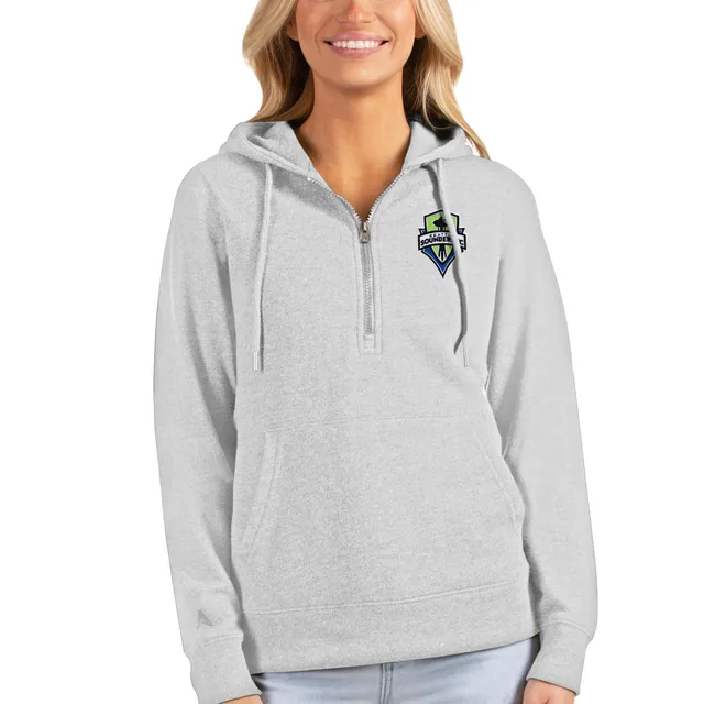 Lids Seattle Seahawks Antigua Victory Pullover Hoodie - Heather Gray