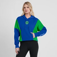 Sweat à capuche surdimensionné bleu pour gardien de but Seattle Sounders FC Fanatics femme