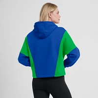 Sweat à capuche surdimensionné bleu pour gardien de but Seattle Sounders FC Fanatics femme