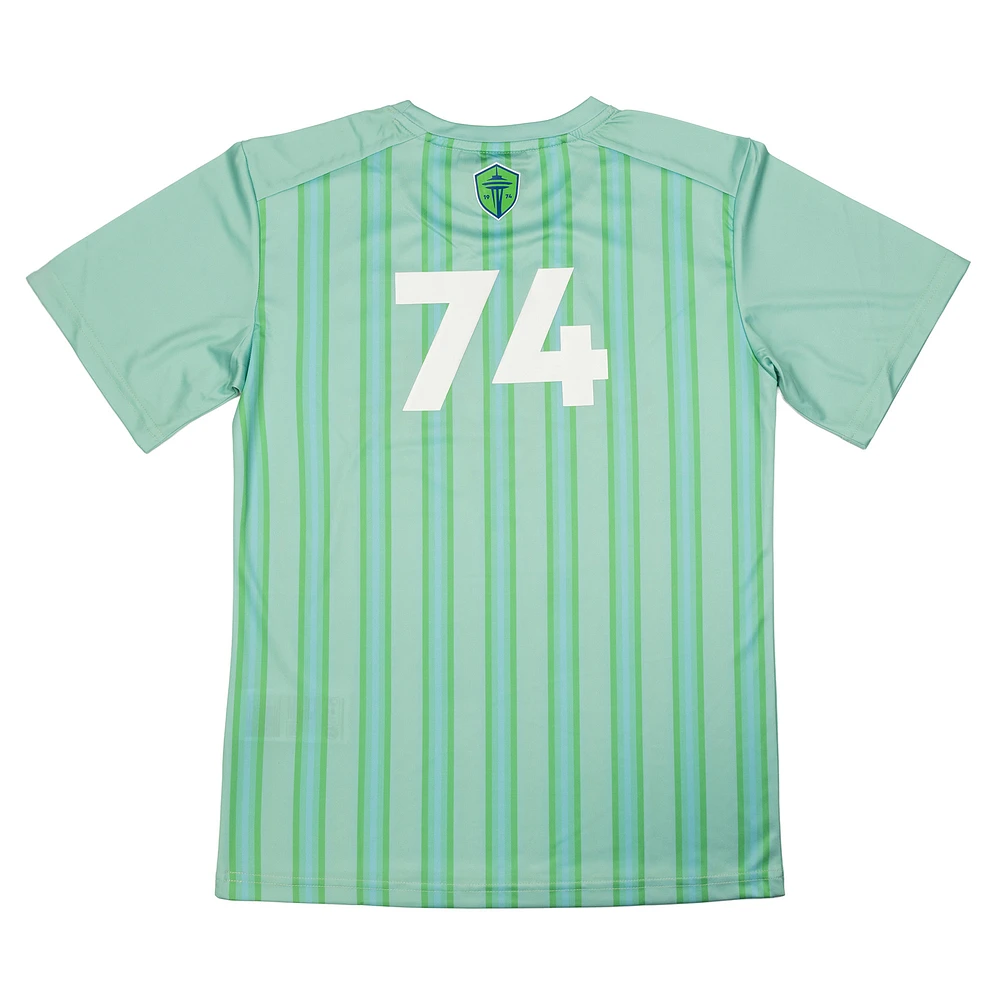 Youth Sport Design Sweden  Turquoise Seattle Sounders FC Starting Lineup Home T-Shirt