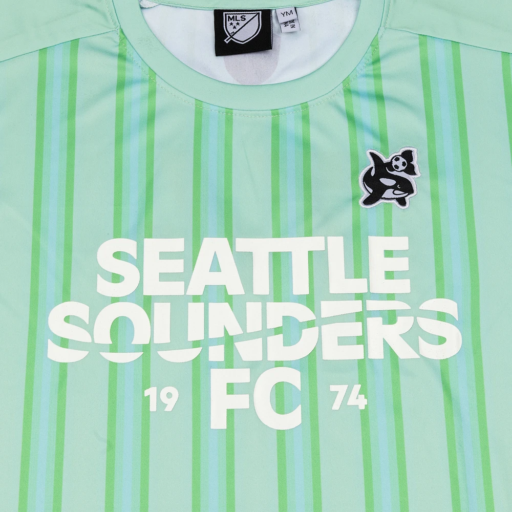 Youth Sport Design Sweden  Turquoise Seattle Sounders FC Starting Lineup Home T-Shirt