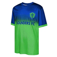T-shirt bleu pour jeunes de l'équipe défense des Seattle Sounders FC