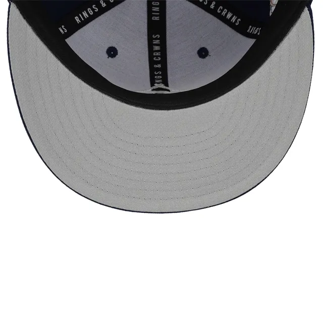 Men's Detroit Stars Rings & Crwns Navy Team Fitted Hat