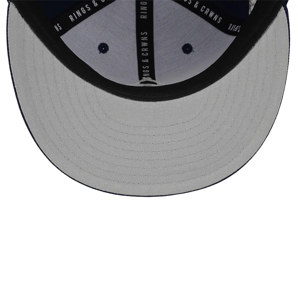 Men's Seattle Steelheads Rings & Crwns Navy Snapback Hat