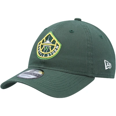 Casquette réglable verte Seattle Storm Core Logo 9TWENTY New Era pour hommes