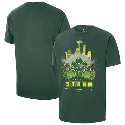 T-shirt oversize Nike Seattle Storm Original Content City Edition Max90 pour homme, vert