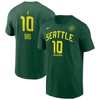 Men's Nike Sue Bird Green Seattle Storm Explorer Edition Name & Number T-Shirt