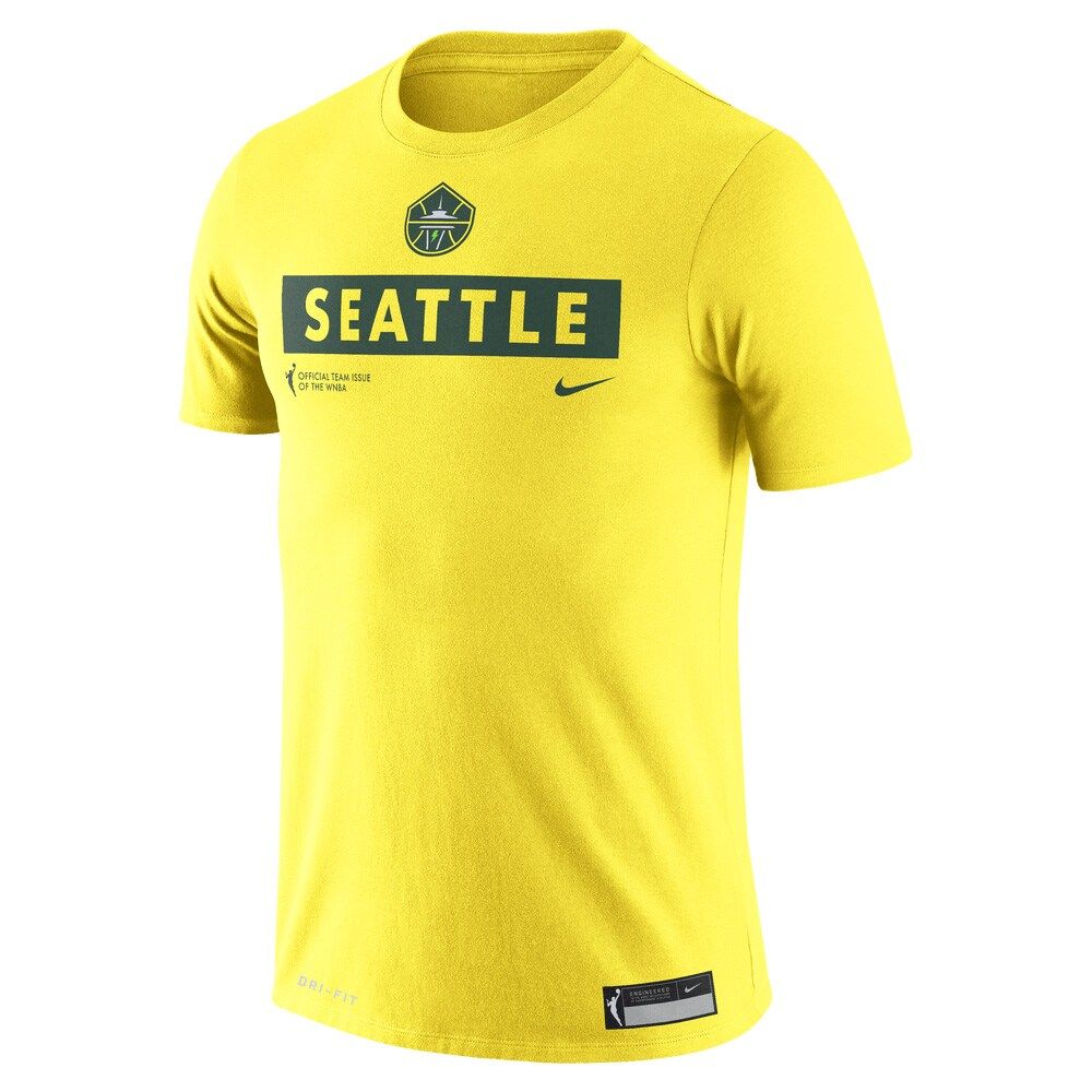 Nike Yellow Seattle Storm Practice T-Shirt