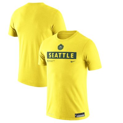 Nike Yellow Seattle Storm Practice T-Shirt