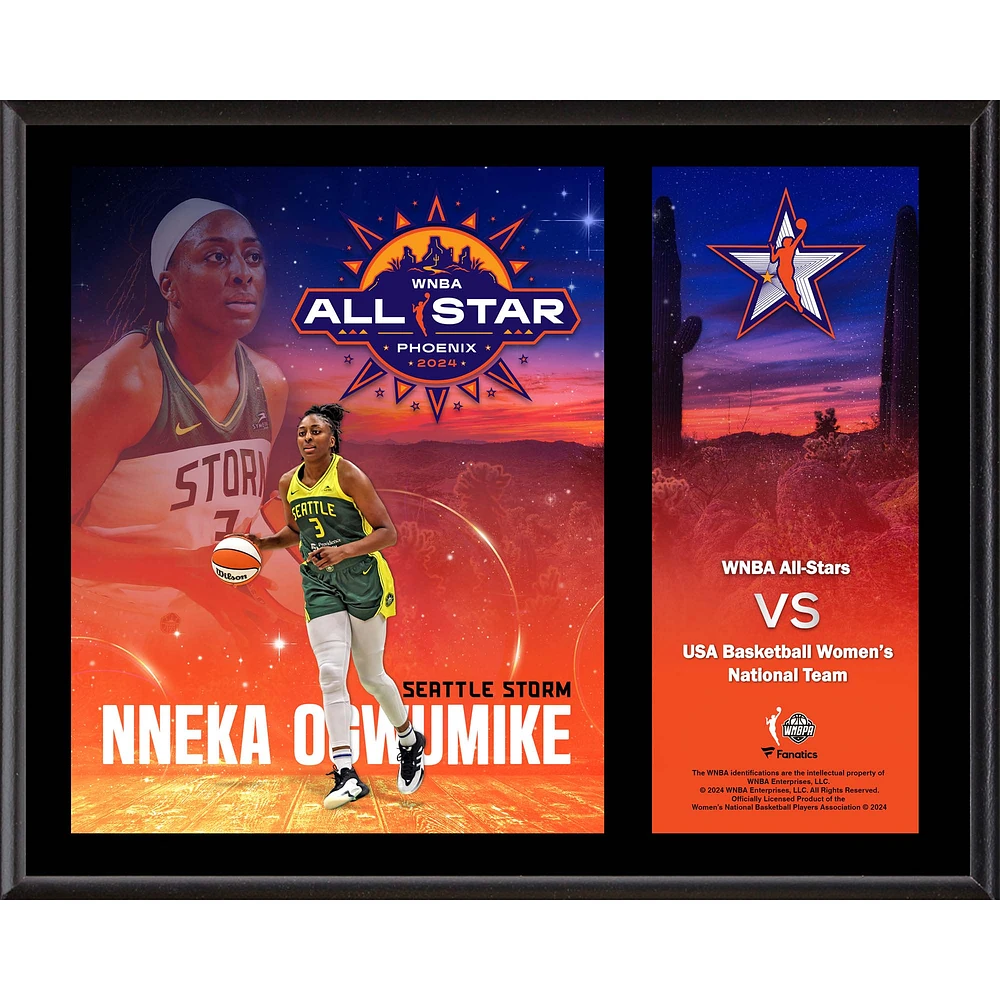 Nneka Ogwumike Seattle Storm 12" x 15" 2024 WNBA All-Star Game Sublimated Plaque