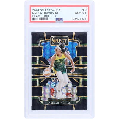 Nneka Ogwumike Seattle Storm 2024 Panini Select WNBA Black Finite Prizm #90 #1/1 PSA Carte authentifiée 10