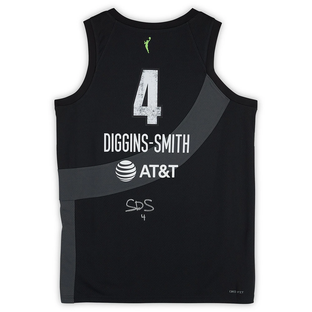 Skylar Diggins-Smith Seattle Storm Autographed Nike Black Rebel Edition Victory Player Jersey