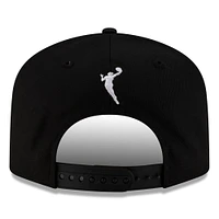 Unisex New Era Black/Yellow Seattle Storm 2025 WNBA Draft A-Frame 9FIFTY Snapback Hat