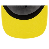 Unisex New Era Black/Yellow Seattle Storm 2025 WNBA Draft A-Frame 9FIFTY Snapback Hat